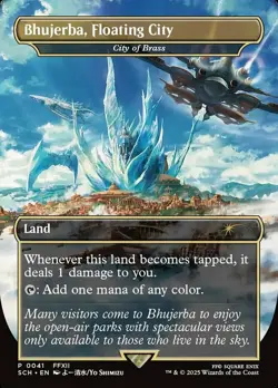 1x Bhujerba, Floating City - Foil NM-Mint, English Unique & Misc Promos MTG Magi - Image 1