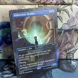 Abhorrent Oculus (Borderless) Duskmourn: House of Horror Regular #0344 NM - Image 2