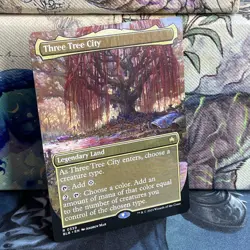 Three Tree City (Borderless) Bloomburrow Regular #0339 NM - Image 2