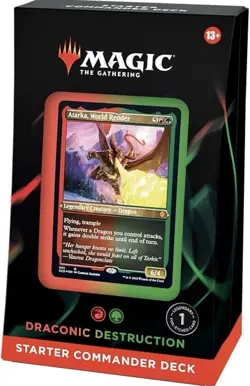 Magic the Gathering MTG Starter Commander Deck - Draconic Destruction Sealed New - Image 1