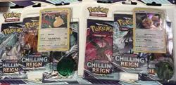 Pokemon Chilling Reign 3 Packs Blister Set Of 2 Factory Sealed 820650808500 - Image 1