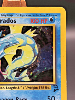 Pokemon Base Set 2 Gyarados Holo English 7/130 LP - Image 3