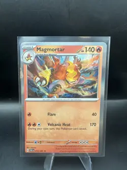 Magmortar 010/091 SV: Paldean Fates Holo Pokemon TCG NM - Image 1