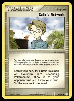 CELIO'S NETWORK 88/112 UNCOMMON FIRERED & LEAFGREEN POKEMON - Image 1