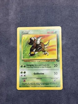 Pokemon TCG Pinsir 25/64 Jungle Set Unlimited Rare Non Holo - Image 1