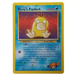 Pokemon TCG Misty's Psyduck #90/132 Gym Challenge 2000 VTG WOTC NM - Image 1
