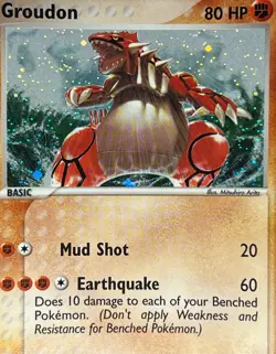 Groudon 102/101 Pokemon 2004 EX Hidden Legends-Secret Rare Holo -NM+ - Image 2