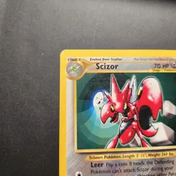 2001 Scizor #33 - Black Star Promo Non-Holo Rare - Pokemon TCG - LP - Image 5