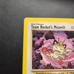2000 Team Rocket's Meowth #18 - Black Star Promo Non-Holo Rare- Pokemon TCG - LP - Image 5