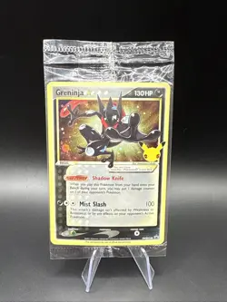 Greninja Gold Star SEALED Promo SWSH144 Pokemon Holo Celebrations Near Mint/MINT - Image 1