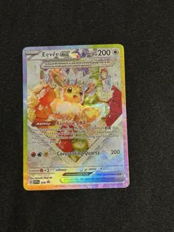 Pokemon TCG Prismatic Evolutions Eevee ex #174 SPC Promo Holo - Image 1