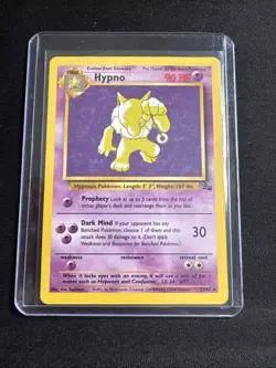 Pokemon TCG Hypno Fossil 23/62 Regular 1999-2000 Wizards Base Set Rare - Image 1