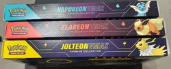 Pokemon Eeveelution Vmax Premium Collection - Vaporeon Flareon Jolteon Set of 3 - Image 5