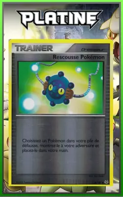 Rescousse Pokemon Reverse - Platine - 115/127 - Carte Pokemon Francaise - Image 1