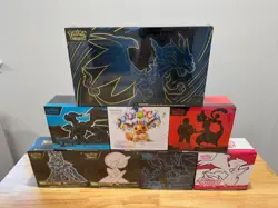 Pokemon Center Exclusive Elite Trainer Box Lot + Charizard UPC [SEALED] 7x ETBS - Image 2