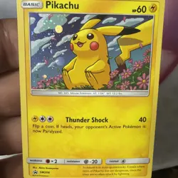 Pikachu 2017 Pokemon SM206 Black Star Promo Holo X2 - Image 5