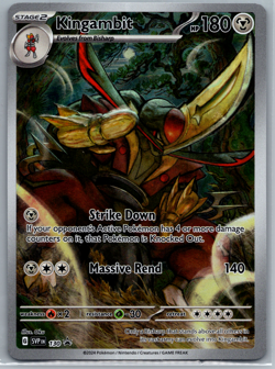 Pokemon Kingambit SVP130 Black Star Promo NM - Image 1