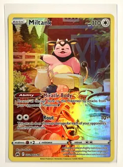 Pokemon TCG Miltank GG24/GG70 Galarian Gallery Crown Zenith Near Mint Condition - Image 1