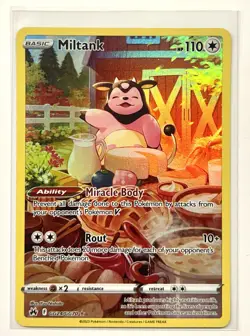 Pokemon TCG Miltank GG24/GG70 Galarian Gallery Crown Zenith Near Mint Condition - Image 2