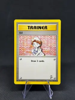 Bill 118/130 Common Base Set 2 Pokemon NM 2000 Vintage WOTC - Image 1