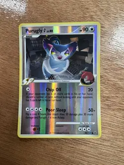 Pokemon PURUGLY 88/127 REVERSE HOLO | Platinum | 2009 - Image 1
