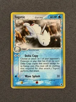 Togetic (Delta Species) 11/101 Pokemon TCG EX Dragon Frontiers Holo Rare (LP) - Image 1