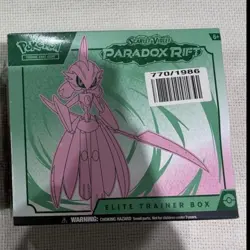 Pokemon Scarlet & Violet Paradox Rift Elite Trainer Box (ETB) - Iron Valiant - Image 1