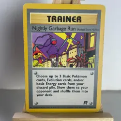 Nightly Garbage Run 77/82 Team Rocket (Unlimited) Uncommon Pokemon Heavy Play+ - Image 1