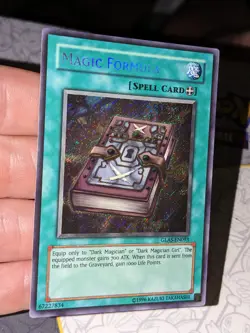 Yugioh Magic Formula GLAS-EN093 Secret Rare Unlimited NM - Image 2