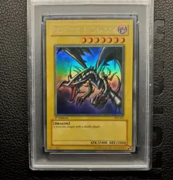 Yu-Gi-Oh - Joeys Red-Eyes Black Dragon- 1st Edition-Ultra Rare- PSA 9 - SDJ-001 - Image 5