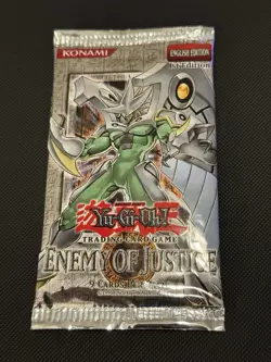 Yu-Gi-Oh! Enemy Of Justice Booster Pack 1st Edition Sealed HOBBY 103836 EOJ - Image 1