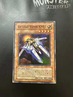 YUGIOH VICTORY VIPER XX03 SUPER RARE EOJ-EN011 1ST EDITION PLAYED - Image 1