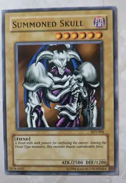Summoned Skull (Sample Promo) SDY-004 Starter Deck: Yugi-Unlimited Edition NM - Image 1