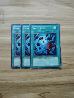 Yu-Gi-Oh! - Heavy Storm - 3X - Full Playset - Image 1