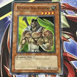 Yu-gi-oh! TCG Elemental Hero Wildheart YSDJ-EN019 1st Edition Common - Image 1