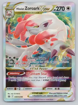 Hisuian Zoroark VSTAR SWSH298 SWSH: Sword & Shield Promo Cards Pokemon Card - Image 1