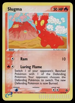 Pokemon Card - Slugma Dragon 72/97 Common Reverse Holo - Image 1