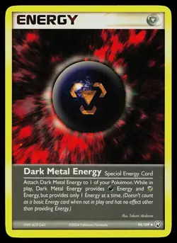 Pokemon Card - Dark Metal Energy Team Rocket Returns 94/109 Uncommon - Image 1