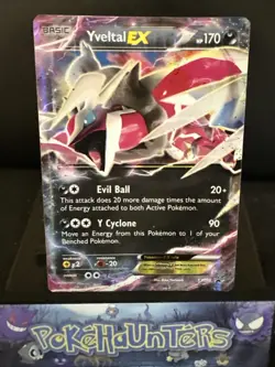 Pokemon Card Yveltal EX XY150 Black Star Promo Ultra Rare L/P - Image 1