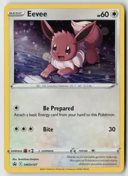 Eevee - SWSH127 - SWSH: Sword & Shield Promo Cards Holo - PTCG - LP - Image 1