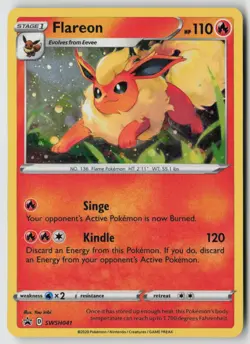 Flareon - SWSH041 - SWSH: Sword & Shield Promo Cards Holo - PTCG - LP - Image 1