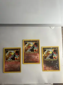 3X- Entei 2001 Black Star Promo 34 Reverse Holo Pokemon Card LP-NM - Image 4