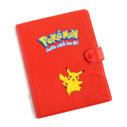 Pokemon Pikachu Red Binder TCG Album 30 Page Card Holder 1999 Vintage - Image 5