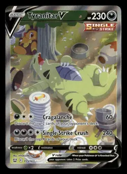 Tyranitar V - 155/163 - Alternate Art - Battle Styles - Pokemon Card - NM/M - Image 1