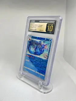 CGC 10 Pristine Vaporeon Prismatic Holo 0207/14 Gem Pack Vol.2 cbb2 Pokemon Card - Image 3