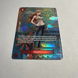 One Piece Card Game English OP01-016 Nami SP ALT ART CCG OP05 - Image 1