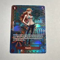 One Piece Card Game English OP01-016 Nami SP ALT ART CCG OP05 - Image 2