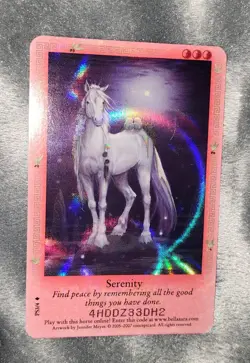 Bella Sara Serenity Foil Shiney Card PS3/4 - Image 1