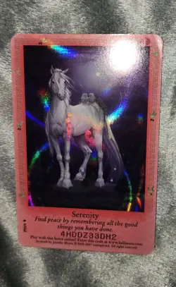 Bella Sara Serenity Foil Shiney Card PS3/4 - Image 5