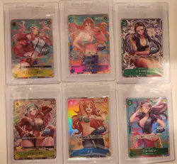 One Piece TCG EXCLUSIVE Asia Mini Tin Vol 2 Set of All 6 Promo Foil Cards SEALED - Image 2